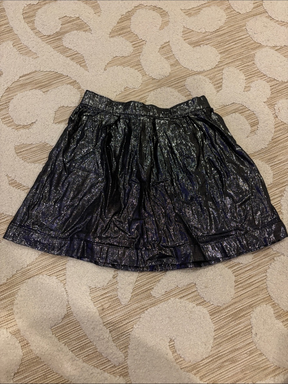Baby GAP girls shimmery black skirt